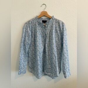 J Crew Liberty cotton poplin classic popover shirt inMisti Valeria Medium